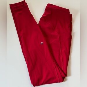 Lululemon Red Leggings